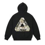 Худи Palace Camo Tri-Ferg Hood 'Черный' 2