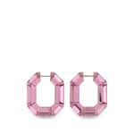 Lucent crystal hoop earrings 1