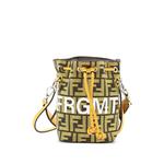 Сумка-ведро Mon Tresor Zucca Canvas Mini из коллаборации с Fendi Fragment 1
