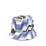 zigzag-print bucket hat 1