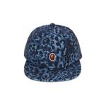 Кепки BAPE Wild Leopard Pattern One Point Cap 'Navy' 1