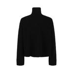 Свитеры Balenciaga Cropped Knit Sweater 'Black' 1
