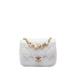 Сумка через плечо Mini Square Classic Lambskin Enamel Coco Hearts Single Flap (2021-2026 годы) 1