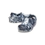Crocs - Унисекс классические мраморные сабо - белый/черный 4