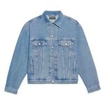 Джинсовые куртки Balenciaga джинсовая куртка Languages 'Каменная стирка индиго' 1