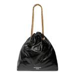 Сумки-Тоут Balenciaga Medium Crush Tote Bag 'Black' 1