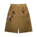 Doublet Vegetable Embroidery Cut Off Pants 'Бежевый' 1