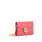 GG Marmont Chain Wallet Leather Mini clutch bag 3
