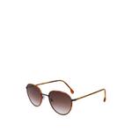 round-frame tortoiseshell-effect sunglasses 2