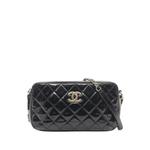 Лакированная сумка через плечо Crown Double Zip с логотипом CC (2014-2015 годы) 1