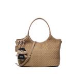 Zelda woven-effect shoulder bag 1