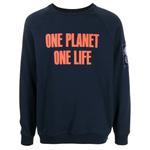 Толстовка с надписью One Planet One Life 1