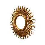 Зеркало в рамке в форме солнца 2