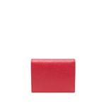Anchor-embroidered leather cardholder 2
