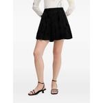 flocked mini skirt 1
