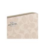 Длинный кошелек на молнии в фирменном канвасе - Sand/Taupe 6