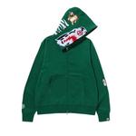 Молнии BAPE Tiger Full Zip Hoodie 'Green' 2