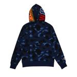Молнии BAPE Color Camo Shark Full Zip Hoodie 'Navy' 3