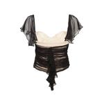 ruffled ruched top 2