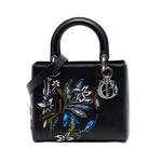 Сумка-сэтчел Limited Edition Medium Smooth Embroidered Beaded Floral Lady Dior (2016 год) 1
