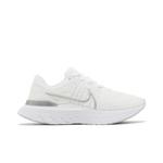 Кроссовки Nike Wmns React Infinity Run Flyknit 3 'White Metallic Silver' 1