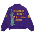 Куртки-университетки Supreme Tourist Varsity Jacket «Purple» 2