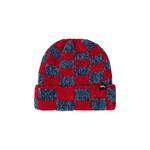 Шапки Stussy Crochet Checkered Beanie «Red» 1