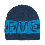 Вязаные шапки Supreme Crochet Logo Beanie 'Navy' 2