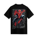 Футболки Kith For Spider-Man Web Logo Tee 'Black' 2