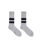 stripe-detail ribbed socks 1