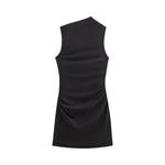 Короткие платья Kith Women Delphi Draped Sueded Mini Dress 'Черный' 1