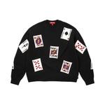 Свитеры Supreme Beaded Cards Свитер 'Черный' 1