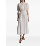 Юбка миди с люверсами 2
