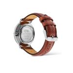 Классические мужские часы 40 мм Multi-Eye St Mawes Off-White Silver Sunray Silver с ремешком из нержавеющей стали и кожи DW Официальные аутентичные оригинальные 6