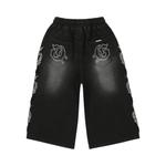 Шорты Godspeed Nior Studded 3QTR Shorts 'Black' 2