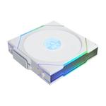LIAN LI UNI FAN TL120 LCD Wireless 120mm одиночный вентилятор - White белый 2