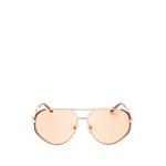 geometric-frame sunglasses 1