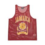 Майки Stussy x Denim Tears Mesh Tank 'Cardinal' 1
