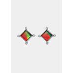 Серьги-гвоздики KAIMIRRA AMOUR FLEUR AMMOLITE 055 1