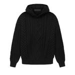 Худи Fear of God Essentials Cable Knit Hoodie 'Jet Black' 1