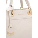 Женская стеганая сумка Zig Zag Top Handle / Crossbody / Shoulder - белая 7