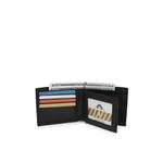 Мужской RFID-блокирующий би-фолд кошелек - черный 5