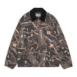Куртки Carhartt WIP OG Detroit Jacket 'Camo Feather Tree Black/Black' 1