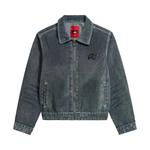 Куртки KidSuper Flocked Work Jacket «Серый в стирке» 1