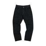 Джинсы Pleasures Impact Striped Denim 'Black' 1