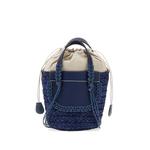 Habanera woven top handle bucket bag 2