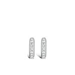 Серьги-кольца RockChic из белого золота с бриллиантами 1