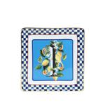 Декоративный поднос в клетку (15 x 15 см) 1
