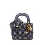 Маленькая сумка-сэтчел Cannage Studded Supple Lady Dior (2017 год) 1