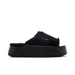 Сандалии Nike Wmns Calm Elevation Fur Slide 'Black' 1